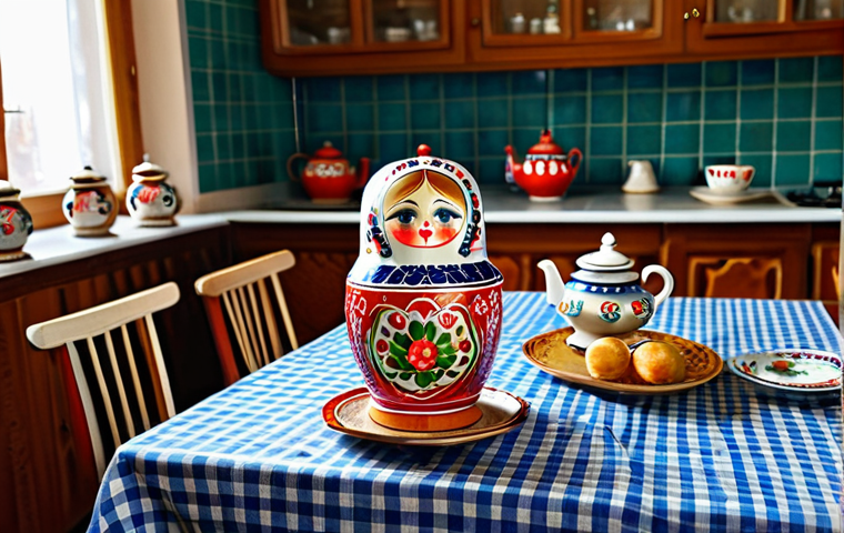 키리바시 부족별 언어 차이 - Babushka in a Colorful Scarf**

A kind-faced babushka with wrinkles that tell a story, wearing a vib...